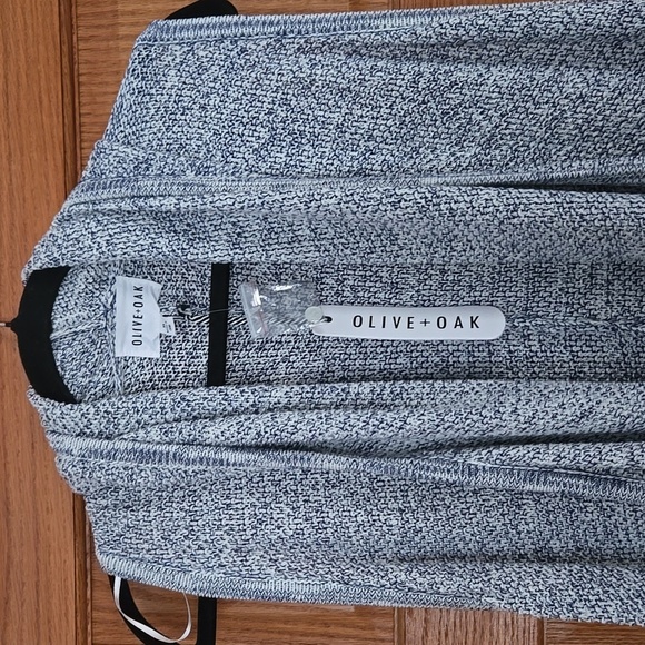 Olive + Oak Knit Waterfall Sleeveless Duster Shawl Cardigan size XS - Picture 3 of 10